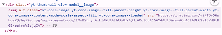  thumbnail url by inspect tool image